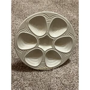 Vintage Hall China Oyster Plate #1121